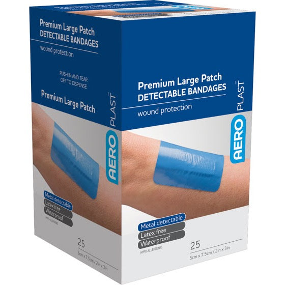 blue waterproof dressing Amazon.com: Detectaplast Blue Wound Bandages - Self-Adhesive Dressing for Wounds and Injuries - Waterproof Bandaid Roll for Food Handling - Finger Bandages Super Elastic