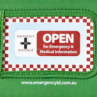 Medical Emergency ID Pouch - Green - Small - Brenniston