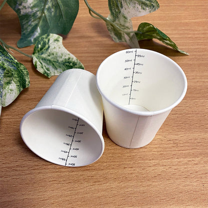 Cup Medicine Paper Disposable 60ml (100)