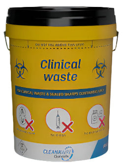 Clinical Waste Bucket 20L