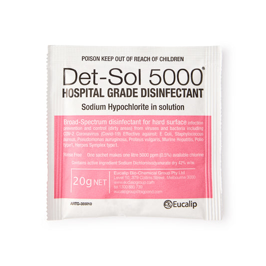 Det-Sol 5000 Disinfectant Sachet 20g