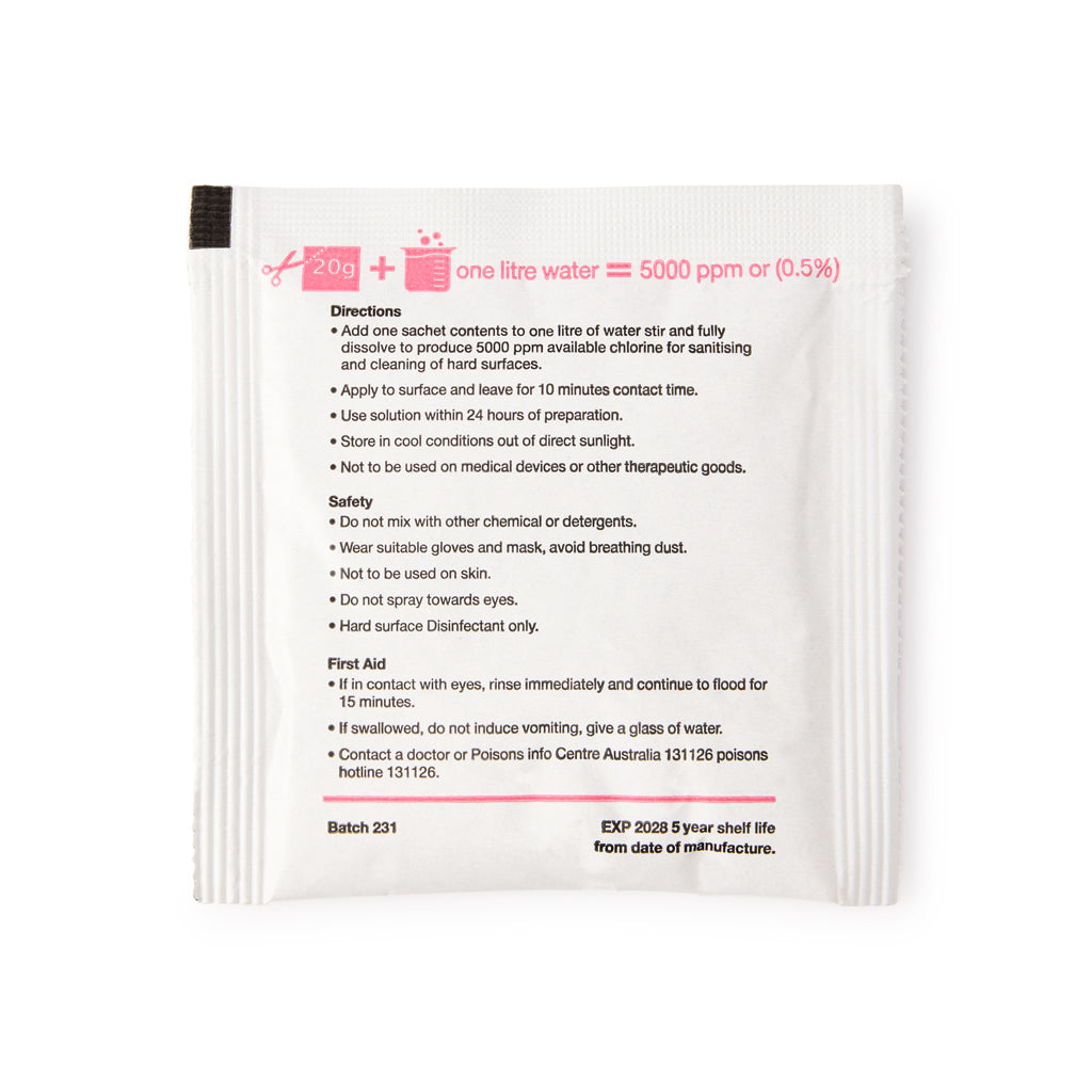 Det-Sol 5000 Disinfectant Sachet 20g