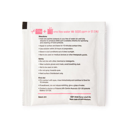 Det-Sol 5000 Disinfectant Sachet 20g