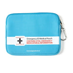 Medical Emergency ID Pouch - Blue - Medium - Brenniston