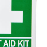 First Aid Kit Sticker with Cross 13cm x 13cm