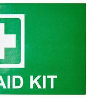 First Aid Kit Sticker with Cross 14.7cm x 7.5cm - Brenniston