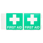 First Aid Sign Poly Off-Wall 225mmx 225mm - Brenniston