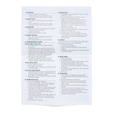 First Aid Instruction Sheet - Brenniston