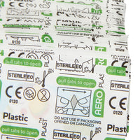 Plastic Dressing Strips Junior Latex Free 7.2cm x 1.9cm (100) - Brenniston