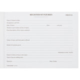 Register of Injuries Pad Duplicate 25pp - Brenniston