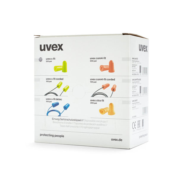 Ear Plug Uvex X-Fit Uncorded (200 pr) 26dB - Brenniston